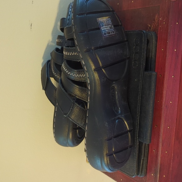 New With Tags Women's Skechers Luxe Form Slip On Wedge Sandals Black Sz 7 - Picture 10 of 16